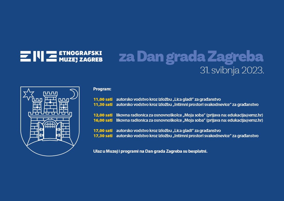 Program Etnografskog muzeja na Dan grada Zagreba