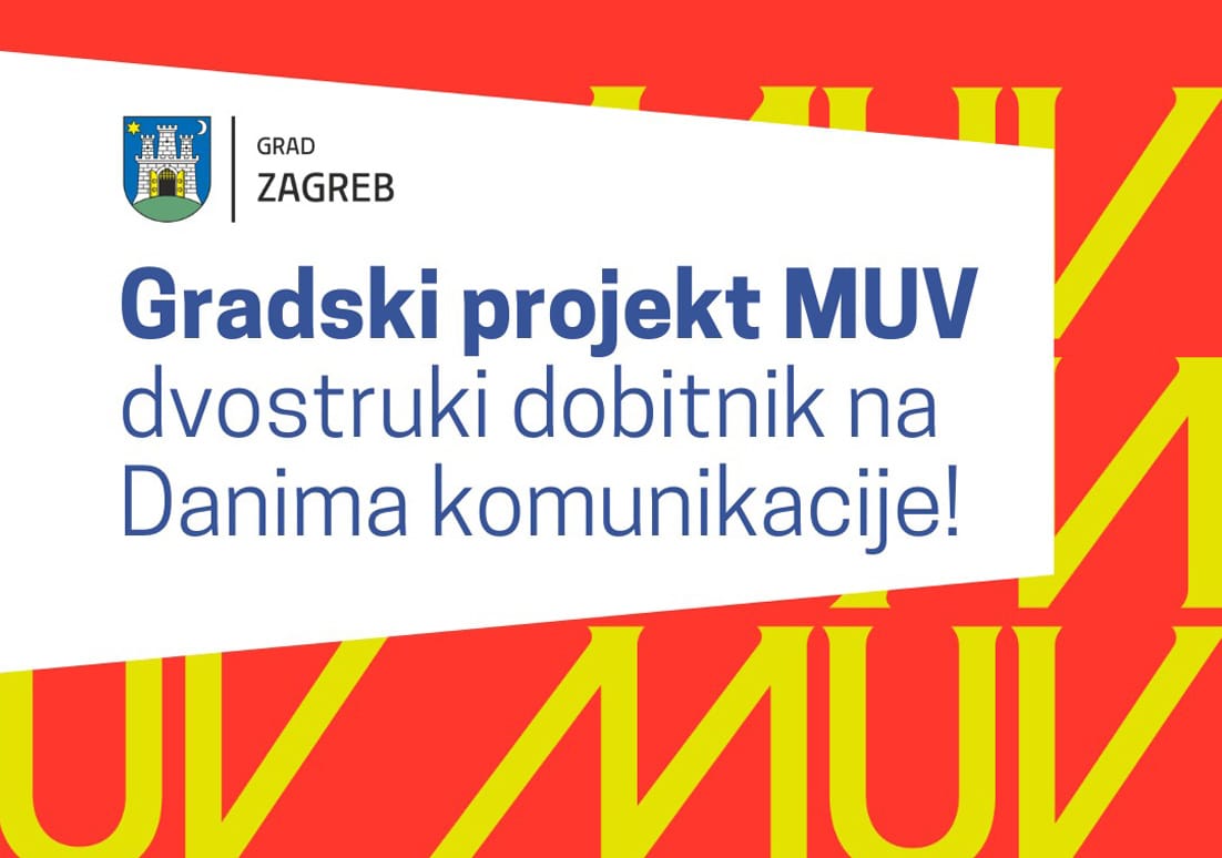 Gradski projekt MUV dvostruki dobitnik na Danima komunikacije