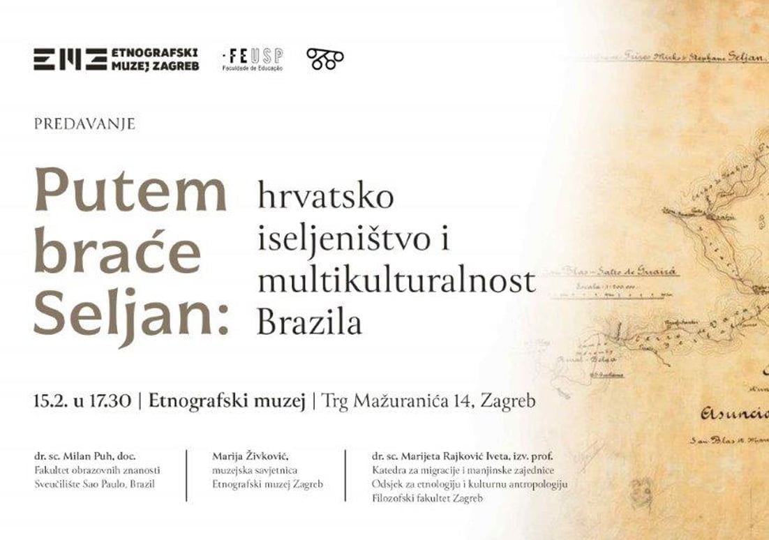 Predavanje "Putem braće Seljan: hrvatsko iseljeništvo i multikulturalnost Brazila"